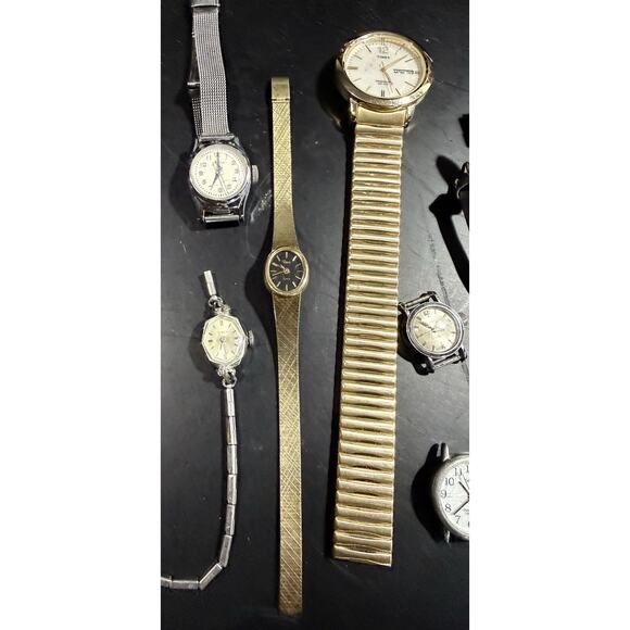 Lot Of Vintage Timex Watches, Electric, Manual Wind, Automatic For Parts/Repair main image 6